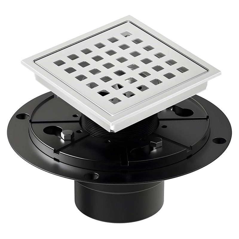 ສະແຕນເລດ Square Floor Drain