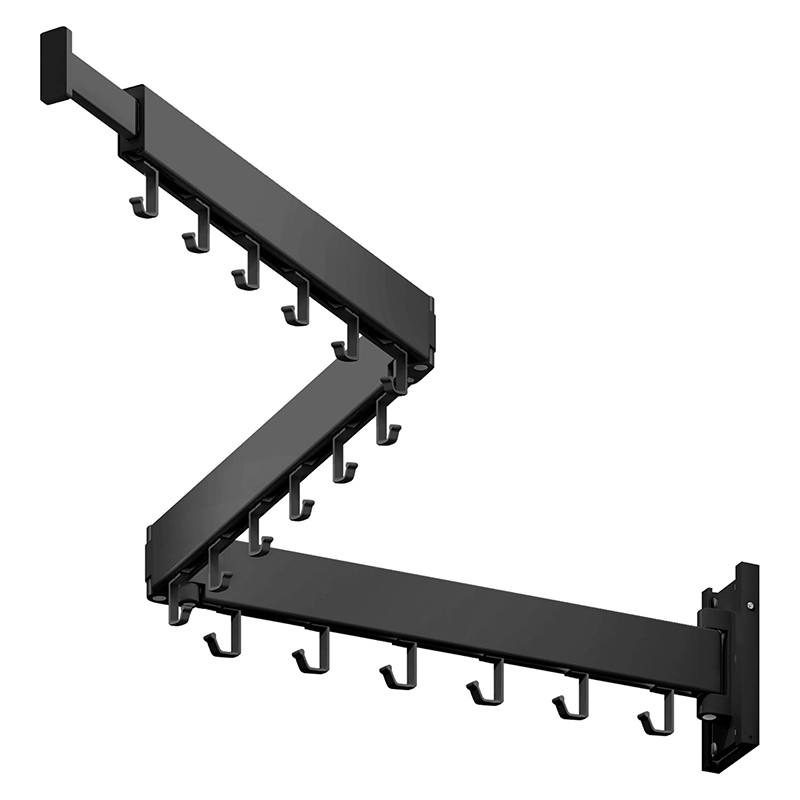 ສະແຕນເລດຕິດຝາ rack ເຄື່ອງນຸ່ງແຫ້ງ